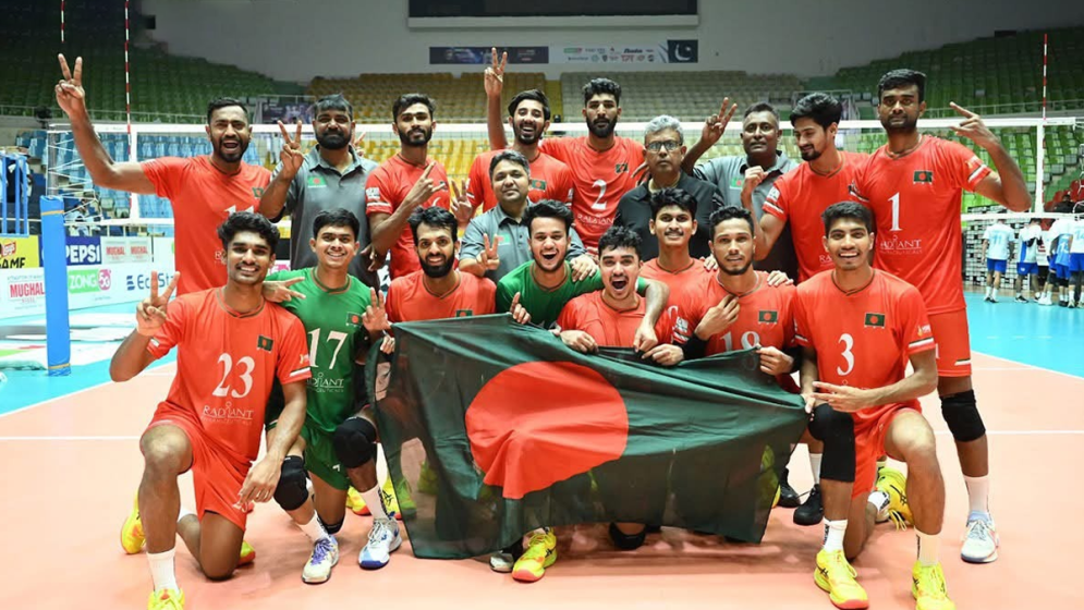 কাভা ভলিবলের ফাইনালে বাংলাদেশের প্রতিপক্ষ পাকিস্তান